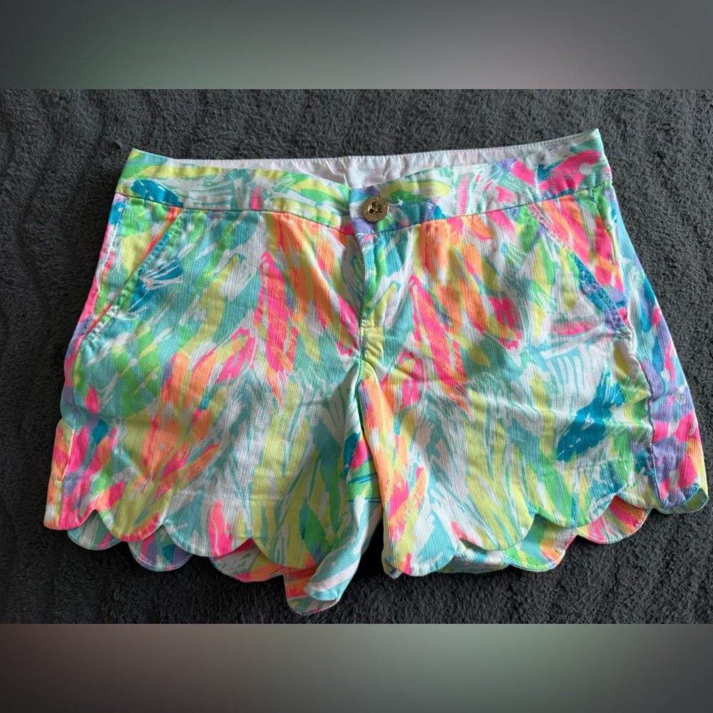 Lilly Pulitzer Multicolor Scalloped Shorts